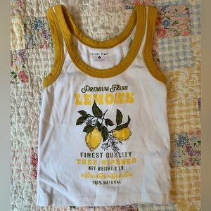 UO lemon tank top